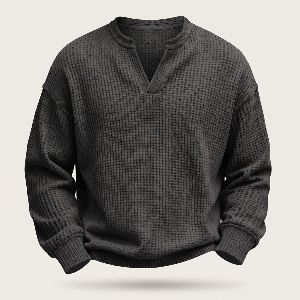 Pullover Herren mit modernem Schnitt und V-Ausschnitt | A&B - 5 - Annoboutique