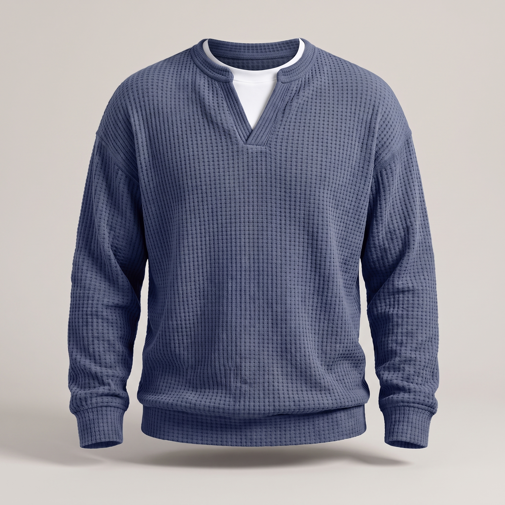 Pullover Herren mit modernem Schnitt und V-Ausschnitt | A&B - 7 - Annoboutique