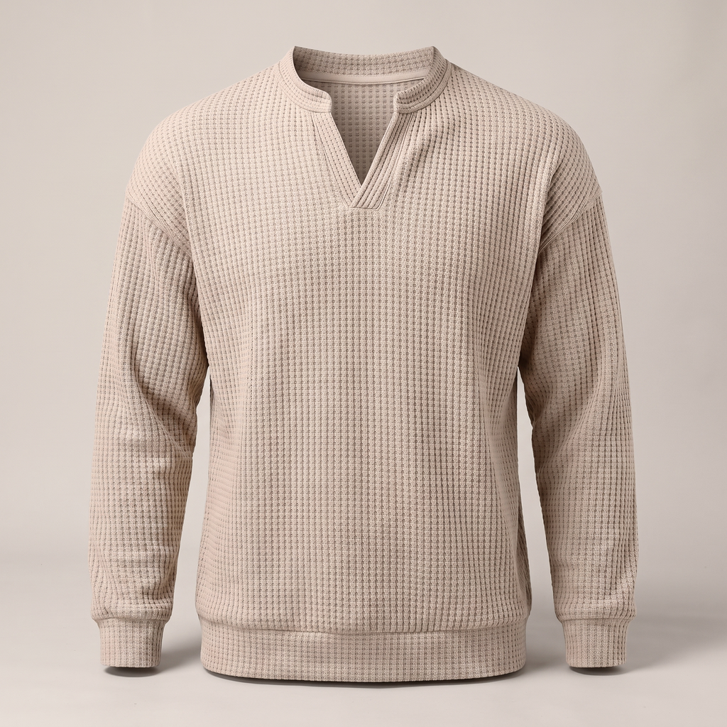 Pullover Herren mit modernem Schnitt und V-Ausschnitt | A&B - 9 - Annoboutique