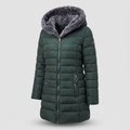 Winterjacke Damen mit Kapuze und Reißverschluss | A&B - 3 - Annoboutique