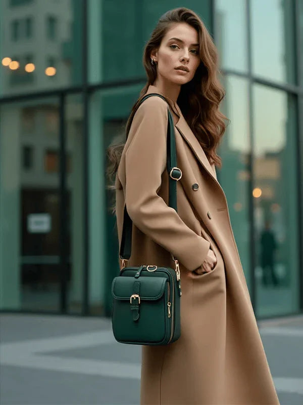 Stylische Damen Crossbody-Tasche mit praktischem Verschluss | A&B - 1 - Annoboutique