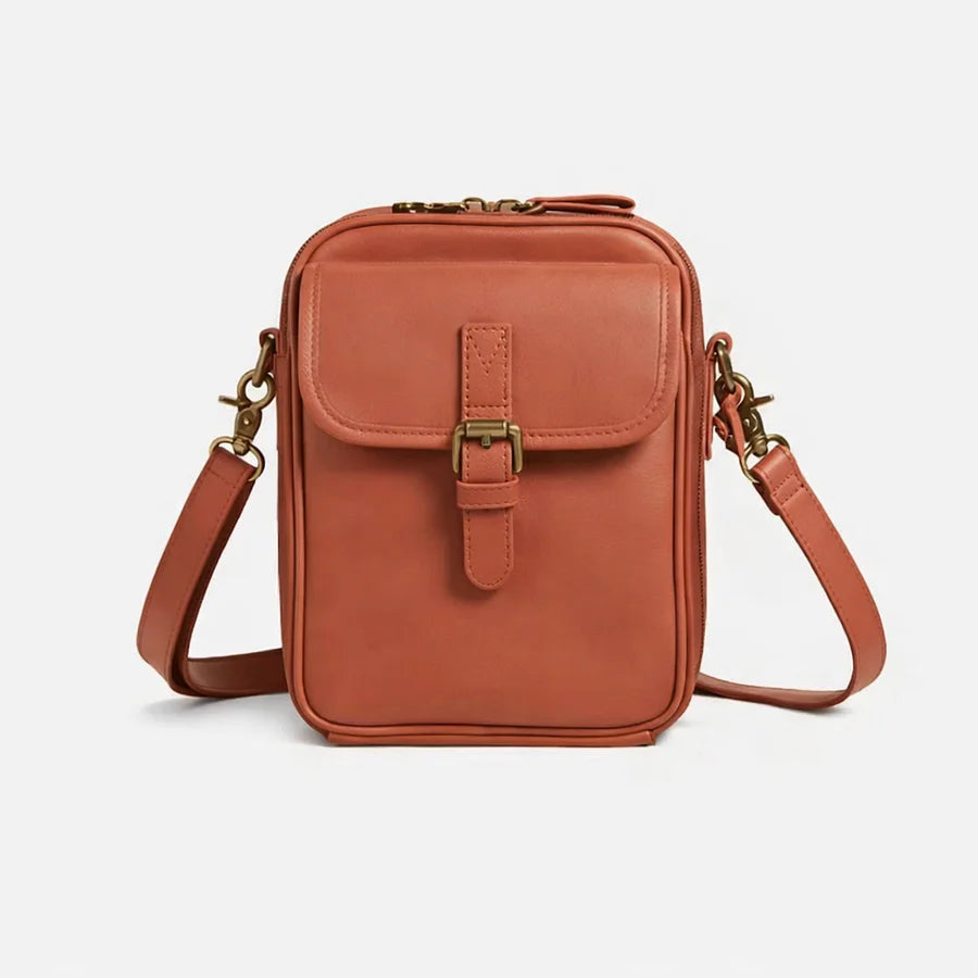 Stylische Damen Crossbody-Tasche mit praktischem Verschluss | A&B - 2 - Annoboutique