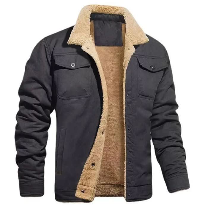 Herrenjacke mit lässigem Schnitt und praktischen Taschen | A&B - 1 - Annoboutique
