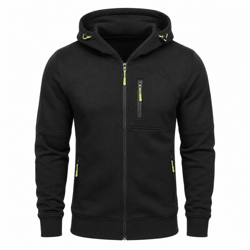 Herren Hoodie mit praktischen Taschen und Kapuze | A&B - 13 - Annoboutique