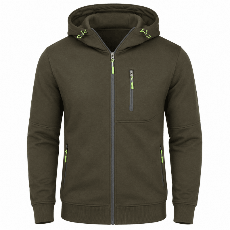 Herren Hoodie mit praktischen Taschen und Kapuze | A&B - 14 - Annoboutique