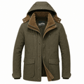 Herrenjacke mit Kapuze und praktischen Taschen | A&B - 1 - Annoboutique