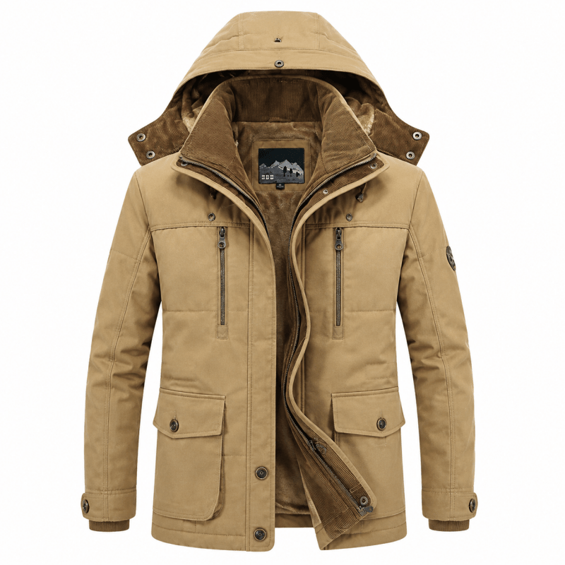 Herrenjacke mit Kapuze und praktischen Taschen | A&B - 3 - Annoboutique