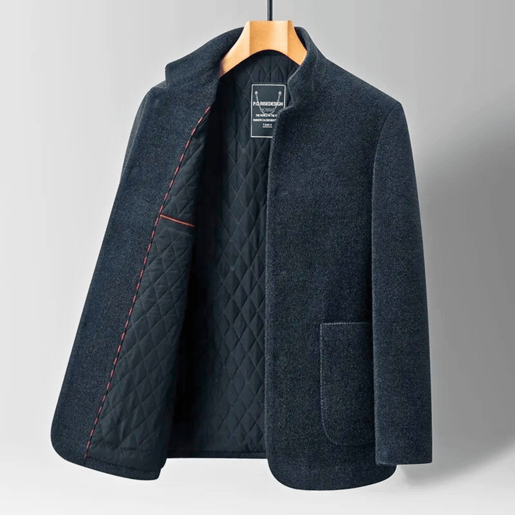 Jacket Herren mit modernem Stehkragen und lässiger Passform | A&B - 1 - Annoboutique