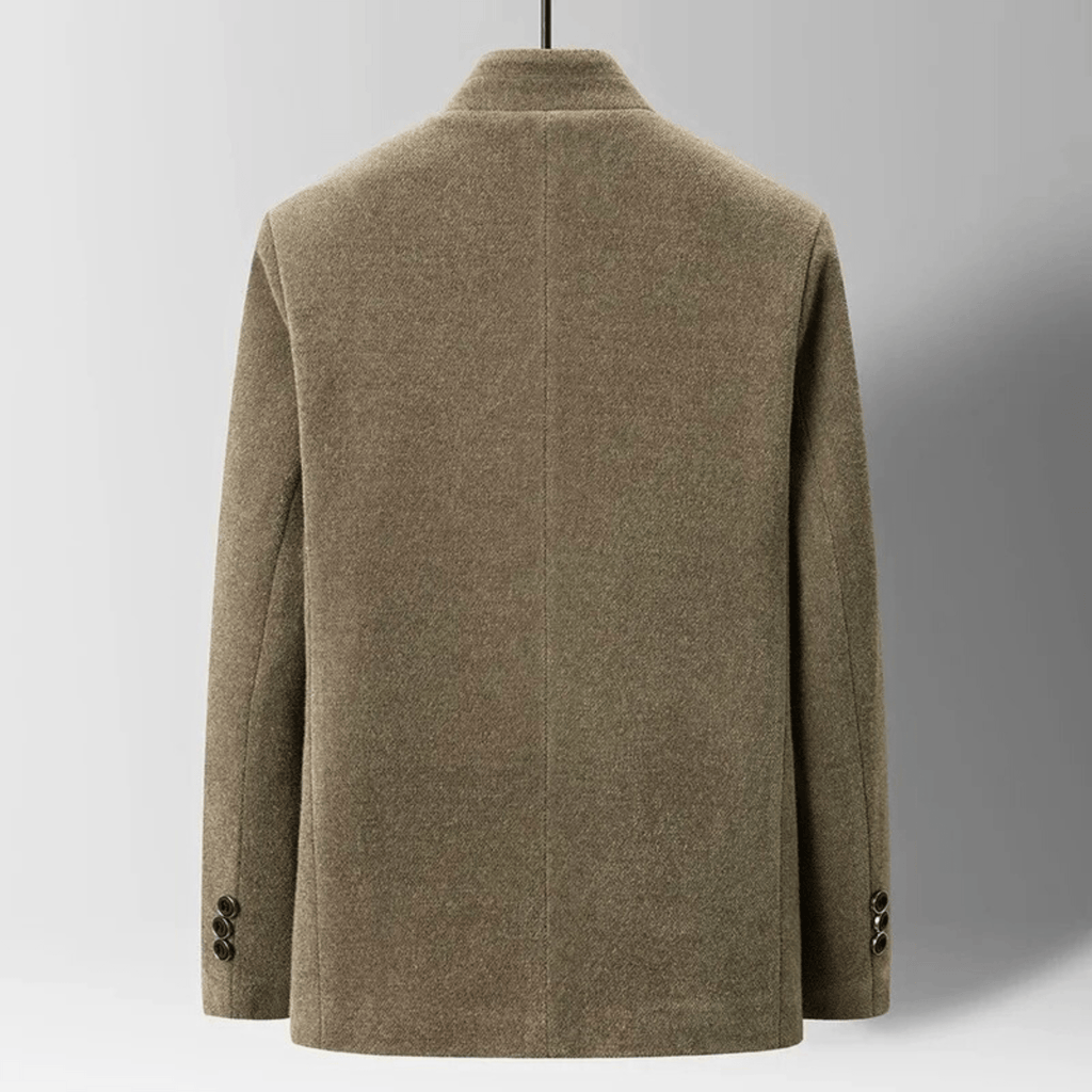 Jacket Herren mit modernem Stehkragen und lässiger Passform | A&B - 4 - Annoboutique