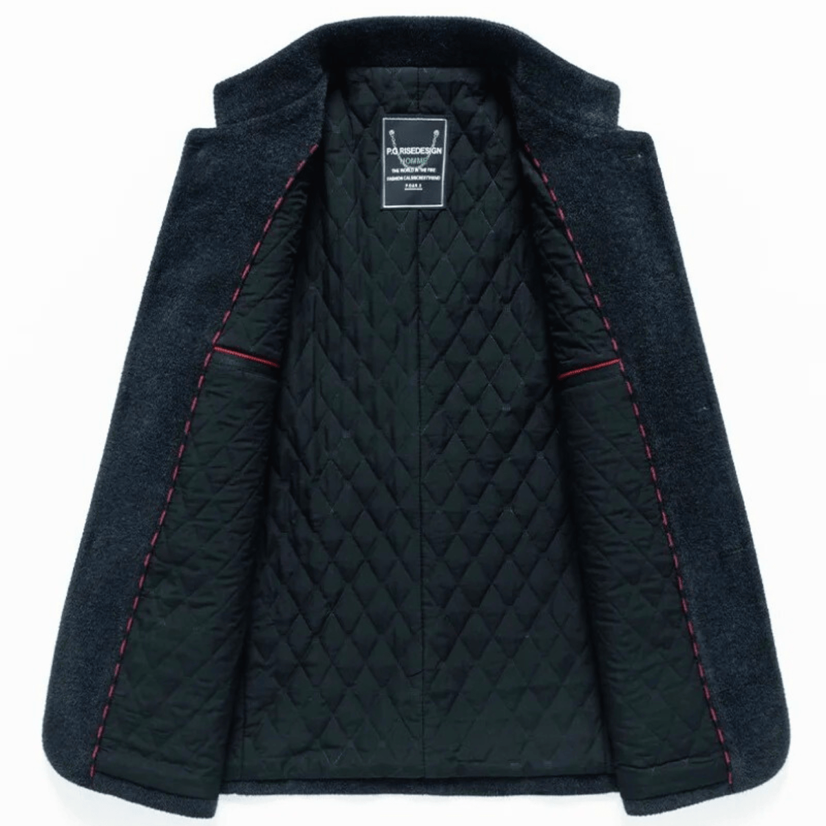 Jacket Herren mit modernem Stehkragen und lässiger Passform | A&B - 5 - Annoboutique