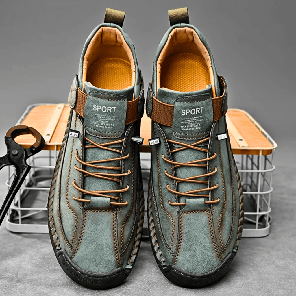 Herren Sneaker mit praktischem Klettverschluss und sportlichem Design | A&B - 5 - Annoboutique