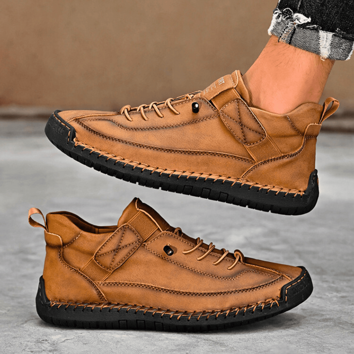 Herren Sneaker mit praktischem Klettverschluss und sportlichem Design | A&B - 17 - Annoboutique
