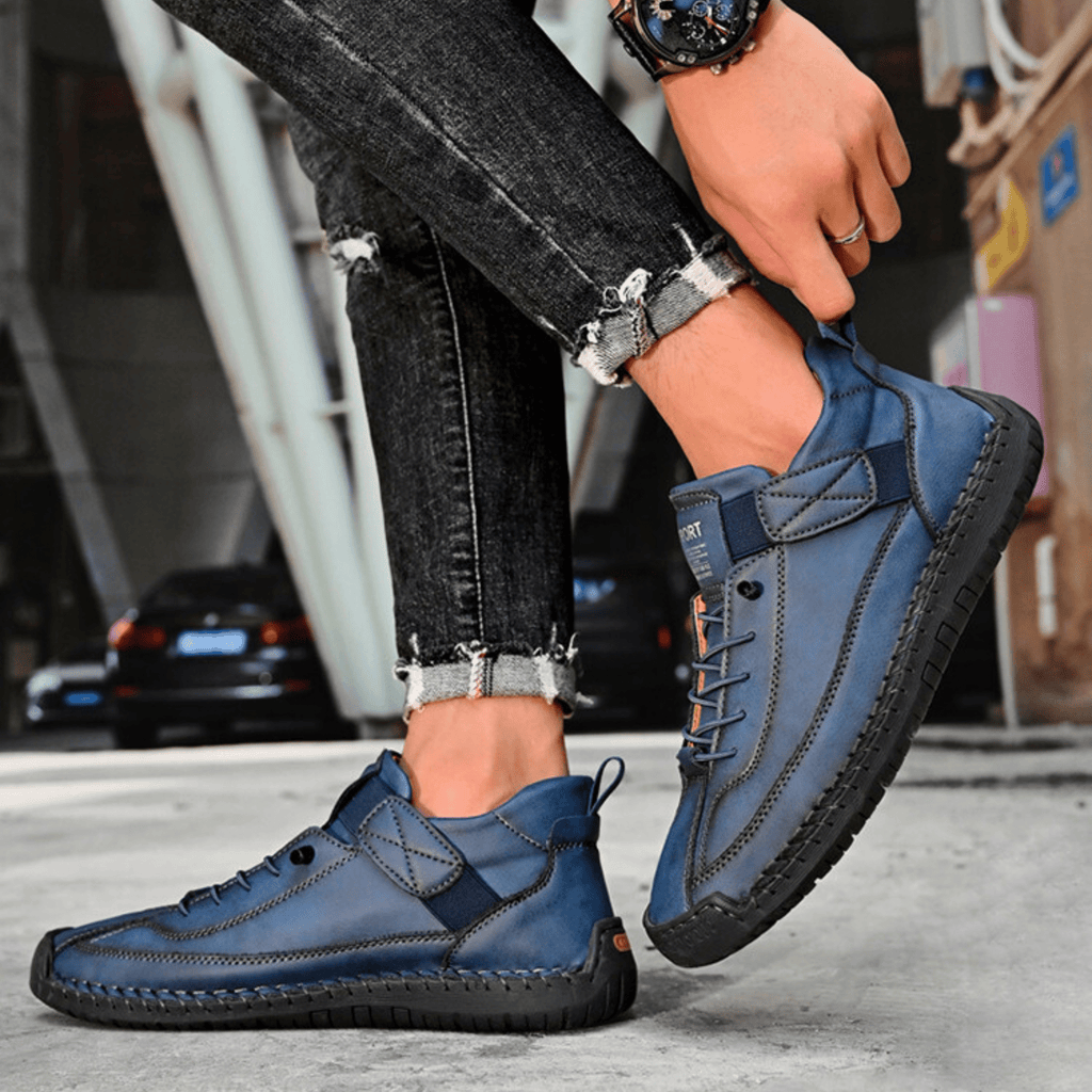 Herren Sneaker mit praktischem Klettverschluss und sportlichem Design | A&B - 26 - Annoboutique