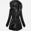 Damen Winterjacke mit Kapuze und tailliertem Schnitt | A&B - 11 - Annoboutique