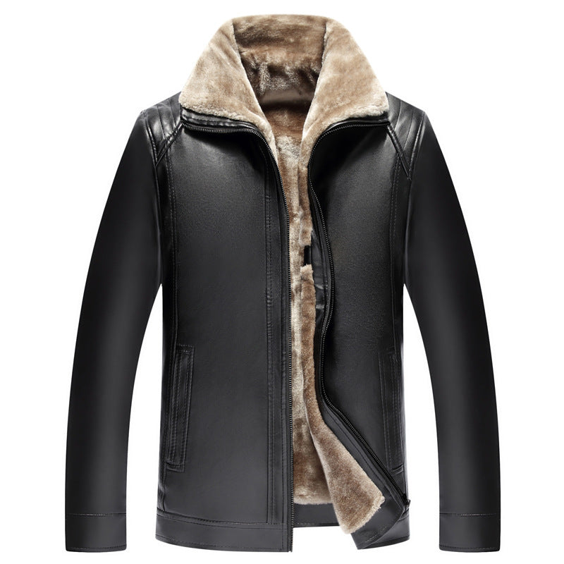 Herrenjacke mit Stehkragen und durchgehendem Zipper | A&B - 3 - Annoboutique
