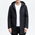 Herrenjacke mit Kapuze – Moderner Mid-Längen Schnitt für vielseitige Looks | A&B - 10 - Annoboutique