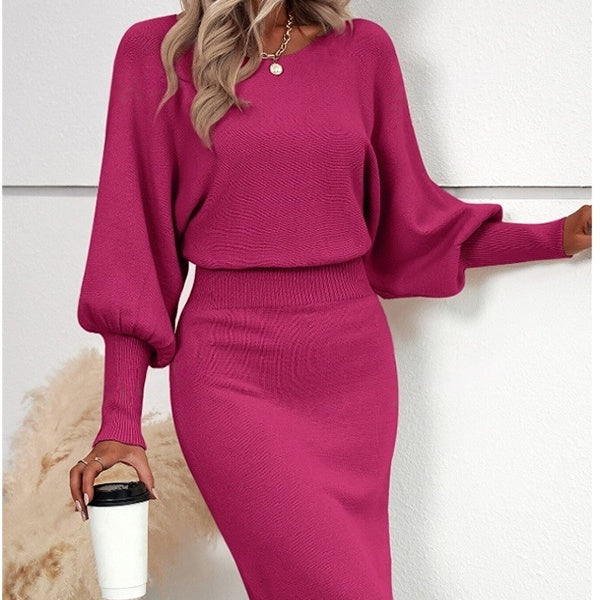 Elegantes Damen Outfit mit figurbetontem Schnitt und Puffärmeln | A&B - 5 - Annoboutique