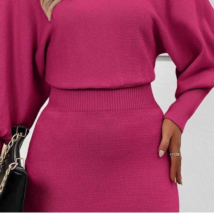 Elegantes Damen Outfit mit figurbetontem Schnitt und Puffärmeln | A&B - 7 - Annoboutique