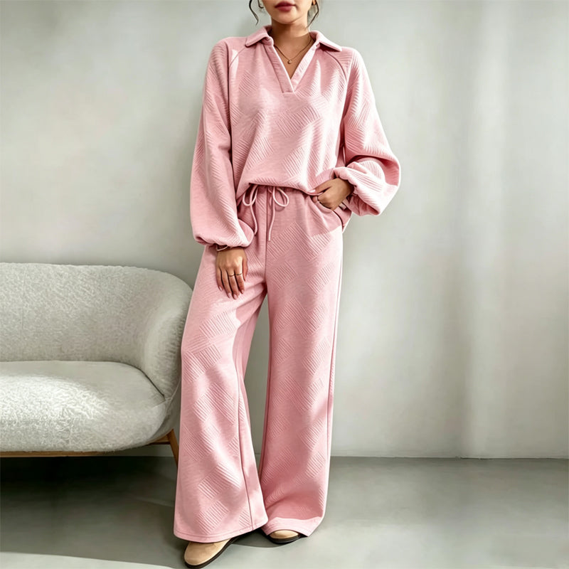 Damen Outfit mit entspanntem Schnitt und weitem Bein | A&B - 9 - Annoboutique