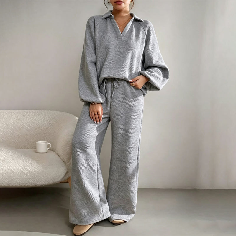 Damen Outfit mit entspanntem Schnitt und weitem Bein | A&B - 10 - Annoboutique