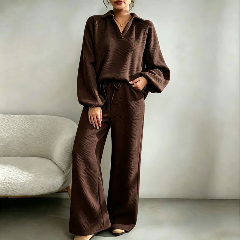 Damen Outfit mit entspanntem Schnitt und weitem Bein | A&B - 11 - Annoboutique