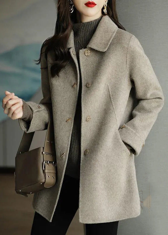 Klassischer Wollmantel Damen mit eleganter Silhouette | A&B - 1 - Annoboutique