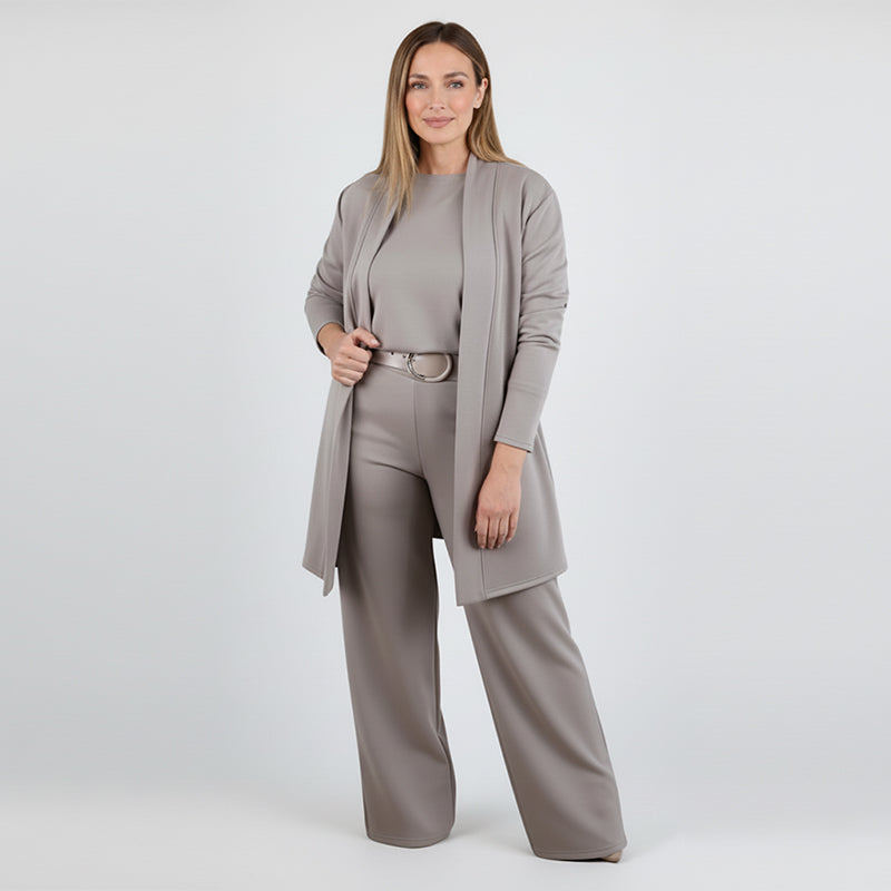 Lounge Set Damen mit Cardigan und weitem Schnitt | A&B - 7 - Annoboutique