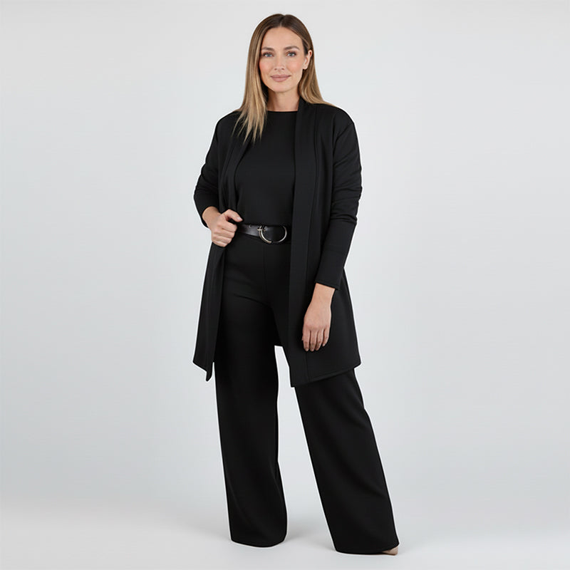 Lounge Set Damen mit Cardigan und weitem Schnitt | A&B - 10 - Annoboutique