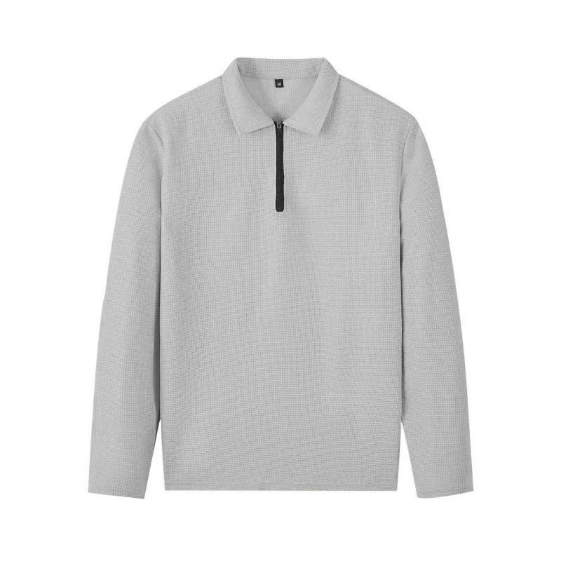 Modisches Herren Outfit: Quarter-Zip Sweatshirt & lockere Hose | A&B - 7 - Annoboutique