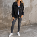 Damenjacke im lässigen Stil mit Knopfdetails | A&B - 10 - Annoboutique