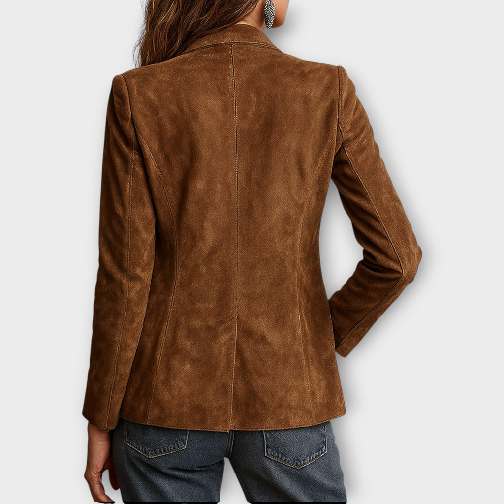 Blazer Damen mit tailliertem Schnitt und praktischen Taschen | A&B - 3 - Annoboutique