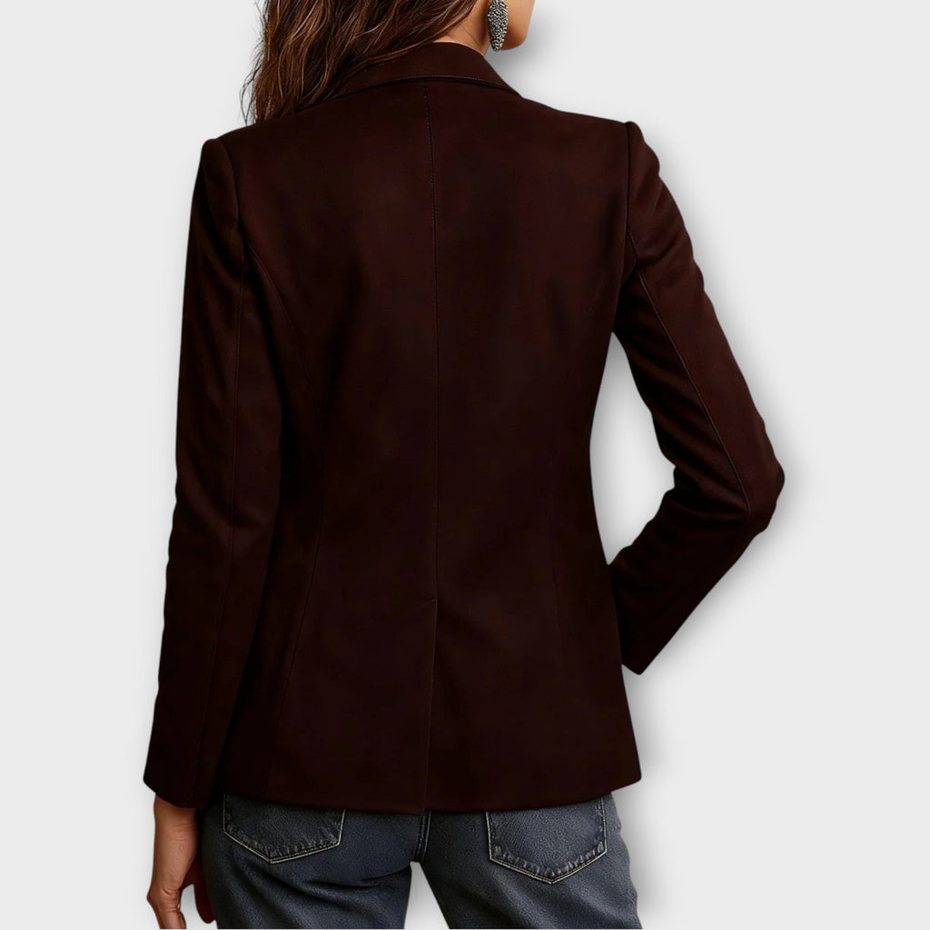 Blazer Damen mit tailliertem Schnitt und praktischen Taschen | A&B - 5 - Annoboutique