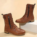 Damen Boots mit lässigem Design und praktischem Reißverschluss | A&B - 1 - Annoboutique