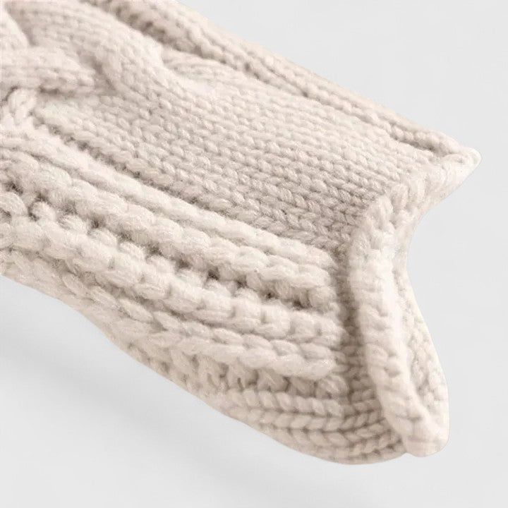 Pullover Damen mit Stehkragen und trendigem Kabelstrickdesign | A&B - 6 - Annoboutique