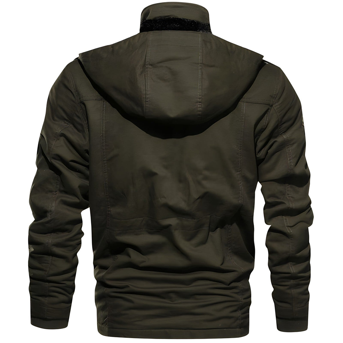 Herrenjacke mit militärischem Design und praktischen Taschen | A&B - 3 - Annoboutique