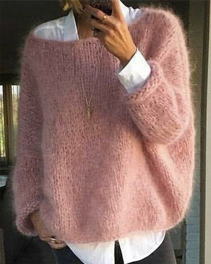 Pullover Damen mit lockerer Passform und weitem Schnitt | A&B - 1 - Annoboutique