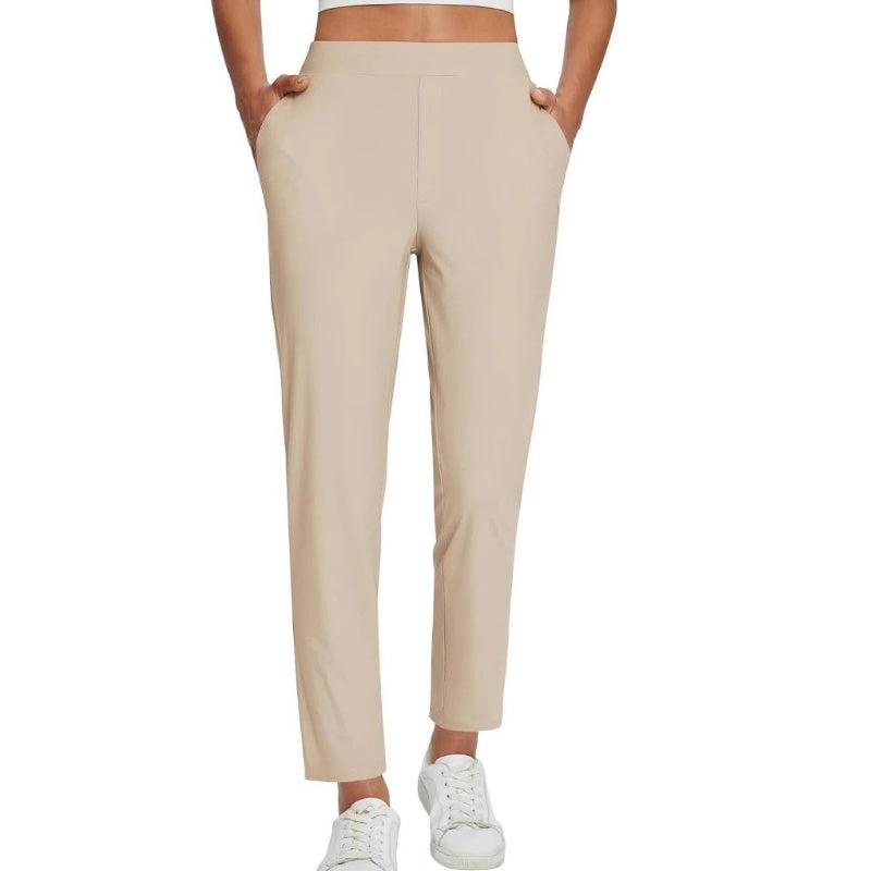 Hose Damen mit figurbetontem Schnitt und praktischen Taschen | A&B - 8 - Annoboutique