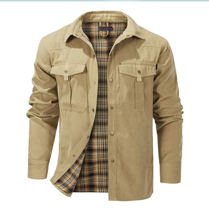 Herrenjacke im klassischen Stil mit praktischen Taschen | A&B - 7 - Annoboutique