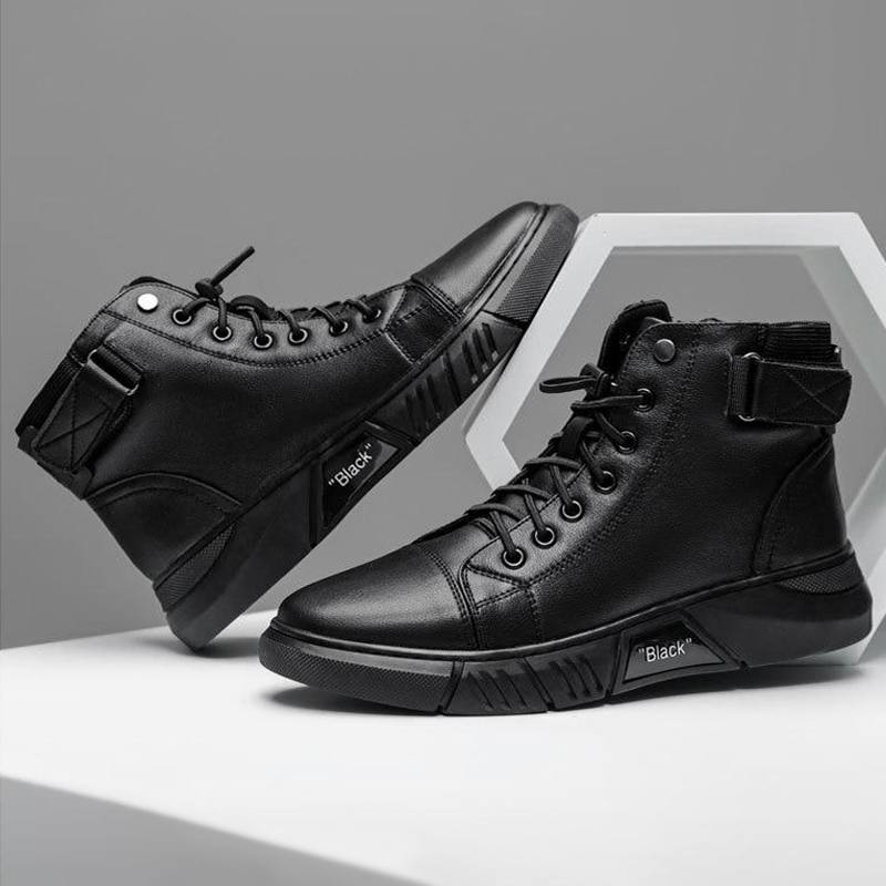 Herren Boots mit hohem Schaft und sportlichem Design | A&B - 1 - Annoboutique