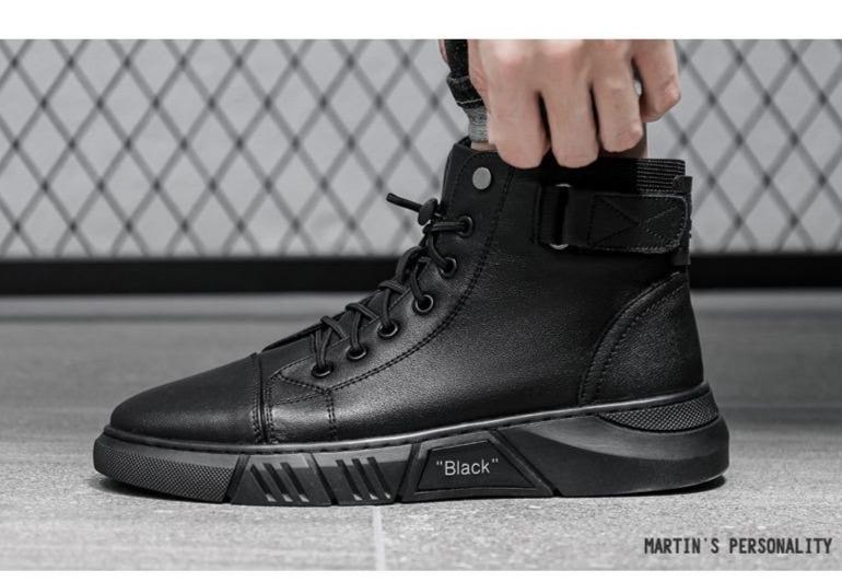 Herren Boots mit hohem Schaft und sportlichem Design | A&B - 3 - Annoboutique
