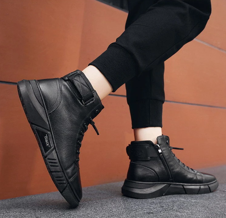 Herren Boots mit hohem Schaft und sportlichem Design | A&B - 4 - Annoboutique