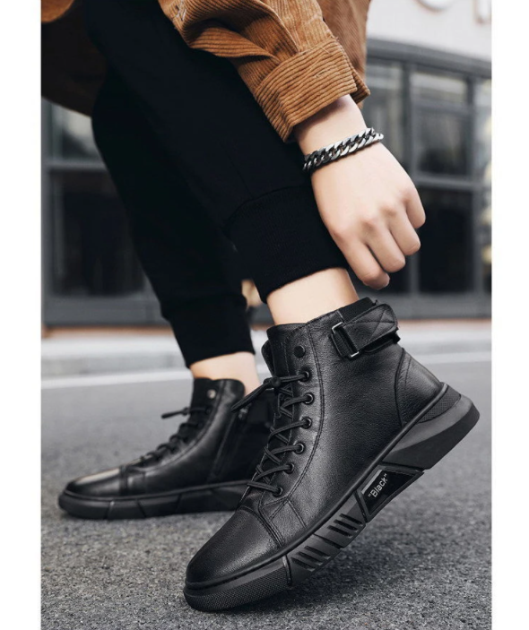 Herren Boots mit hohem Schaft und sportlichem Design | A&B - 5 - Annoboutique