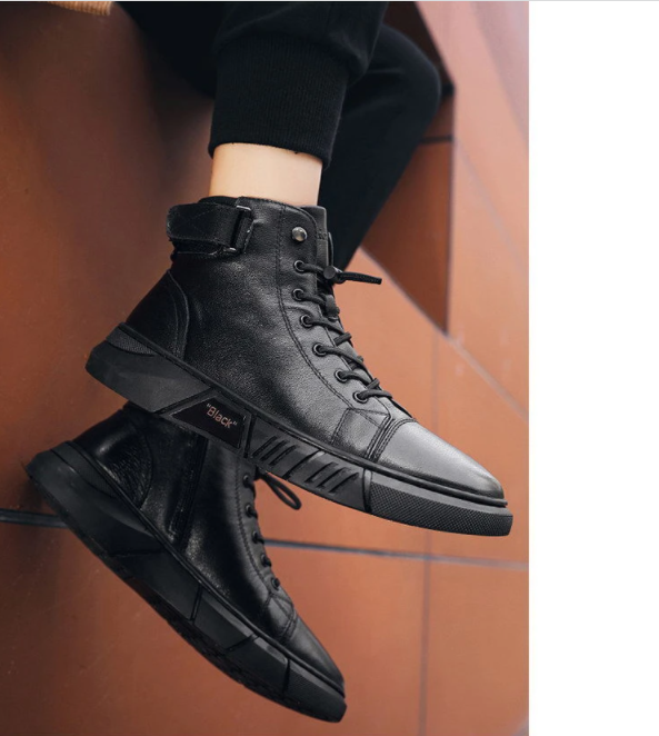 Herren Boots mit hohem Schaft und sportlichem Design | A&B - 6 - Annoboutique