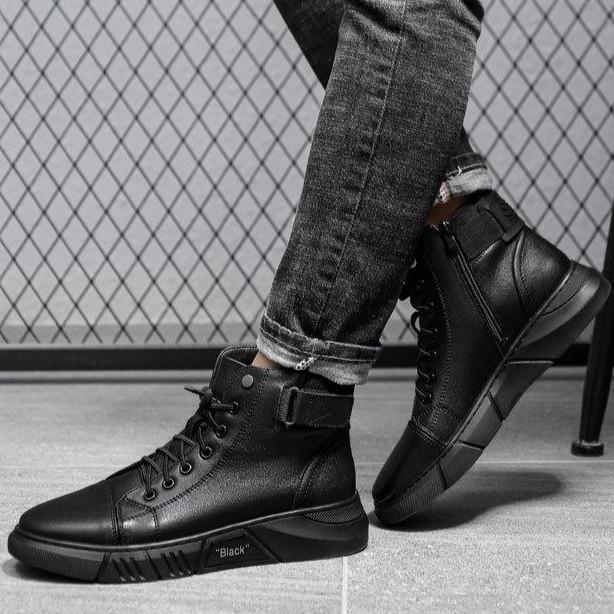 Herren Boots mit hohem Schaft und sportlichem Design | A&B - 7 - Annoboutique