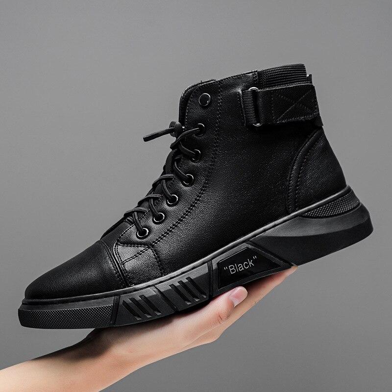 Herren Boots mit hohem Schaft und sportlichem Design | A&B - 8 - Annoboutique