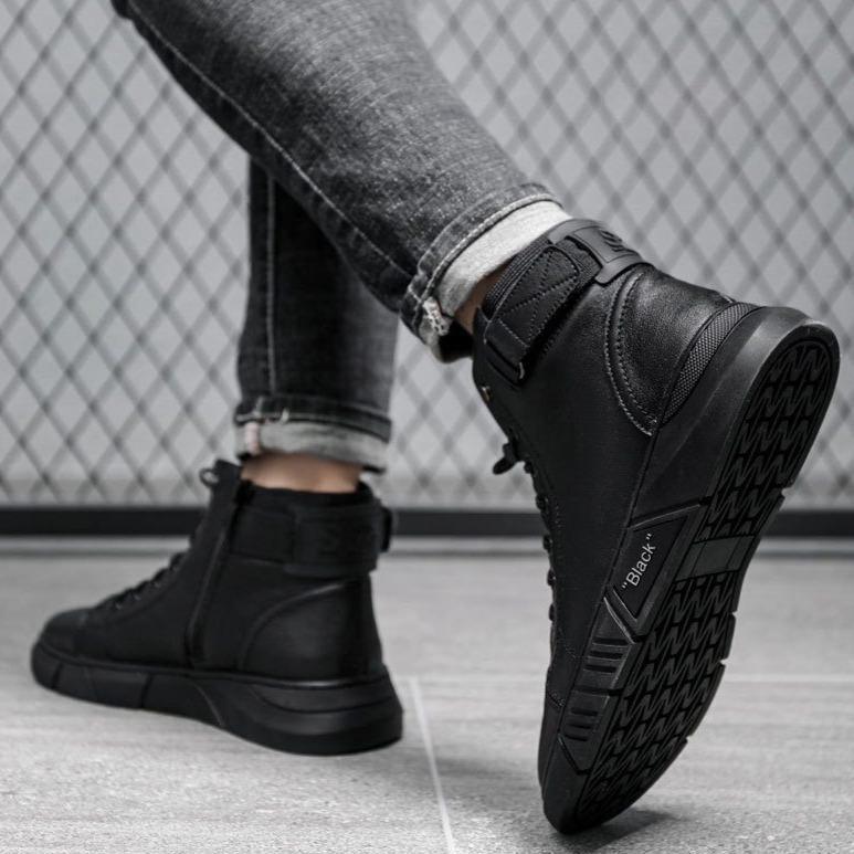 Herren Boots mit hohem Schaft und sportlichem Design | A&B - 9 - Annoboutique