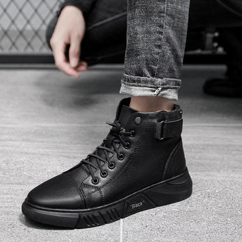 Herren Boots mit hohem Schaft und sportlichem Design | A&B - 12 - Annoboutique