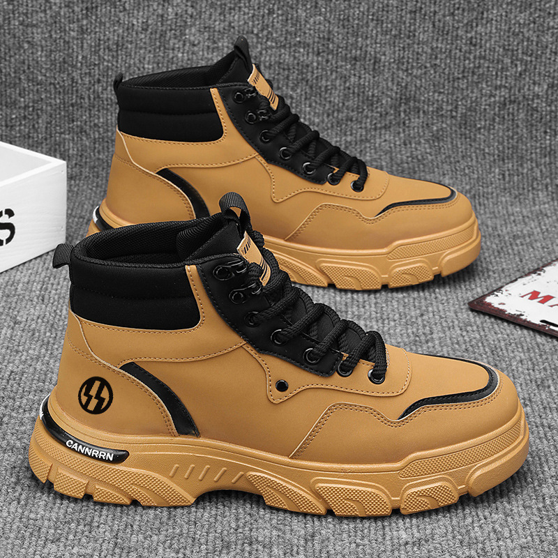 Herren Boots mit hohem Kragen und robustem Profil | A&B - 1 - Annoboutique