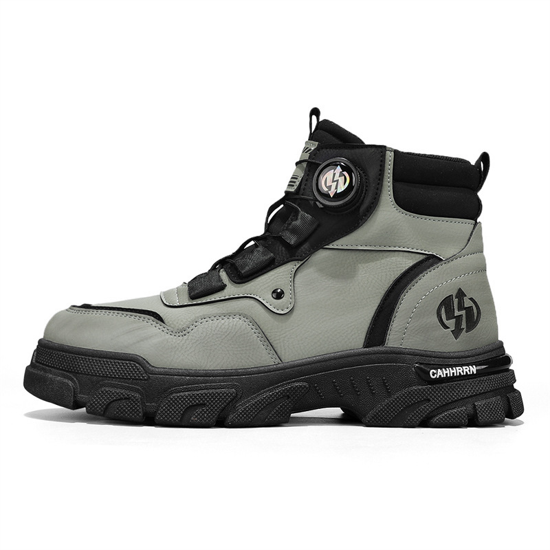 Herren Boots mit hohem Kragen und robustem Profil | A&B - 2 - Annoboutique
