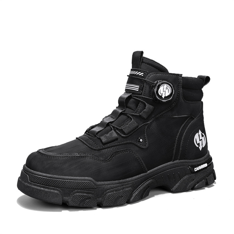 Herren Boots mit hohem Kragen und robustem Profil | A&B - 3 - Annoboutique